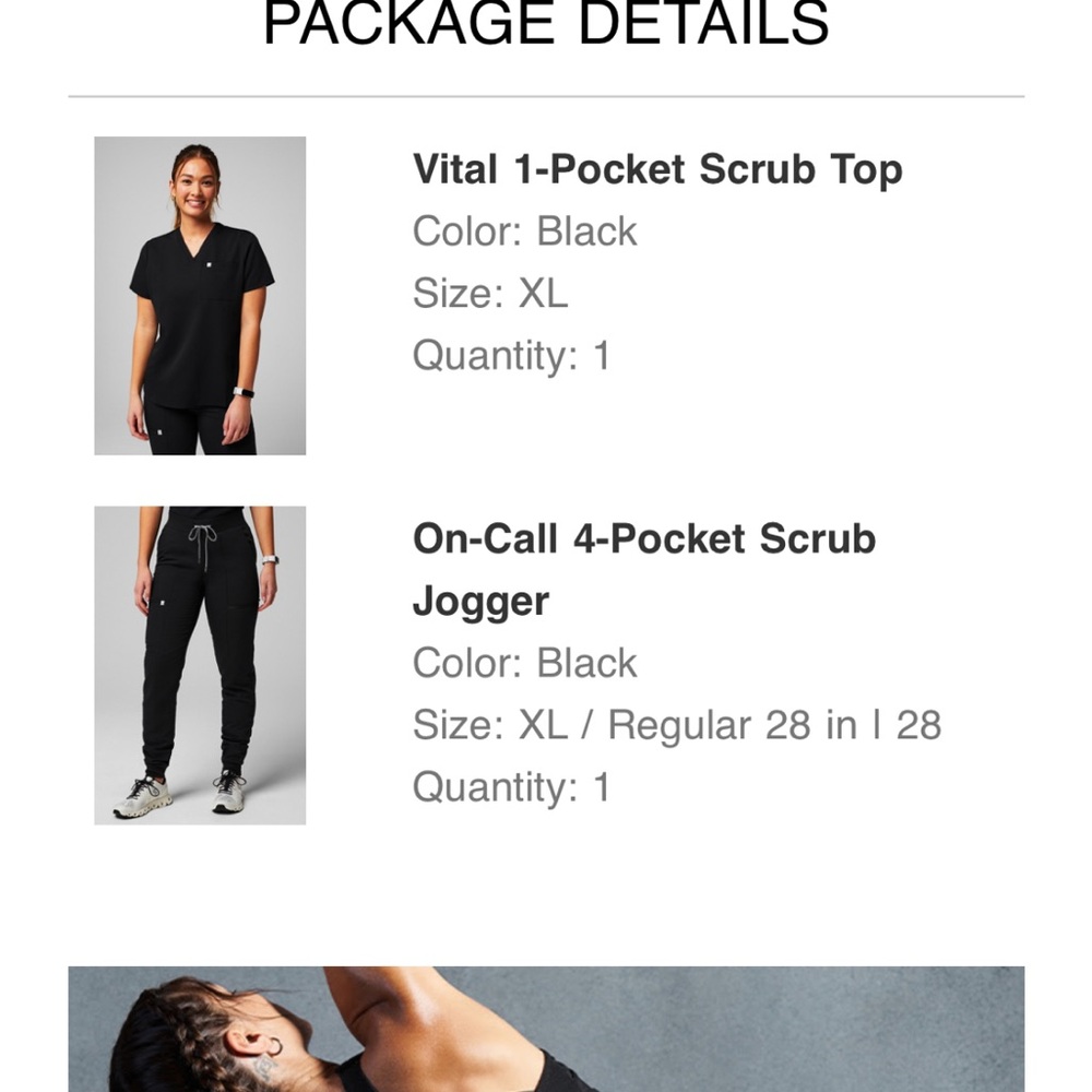 FABLETICS SCRUB SET